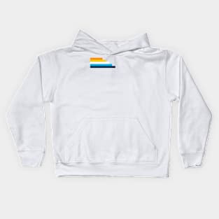 AroAce staircase flag Kids Hoodie